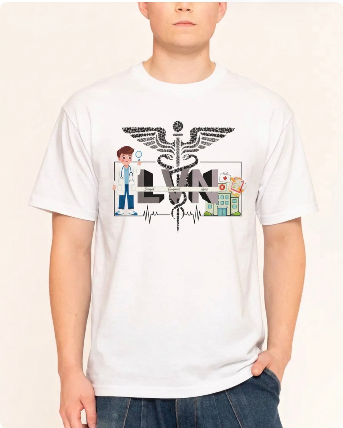 LVN Nurse Men Tee Shirts