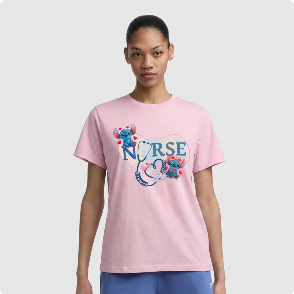 Stitch Nurse Tee Shirts