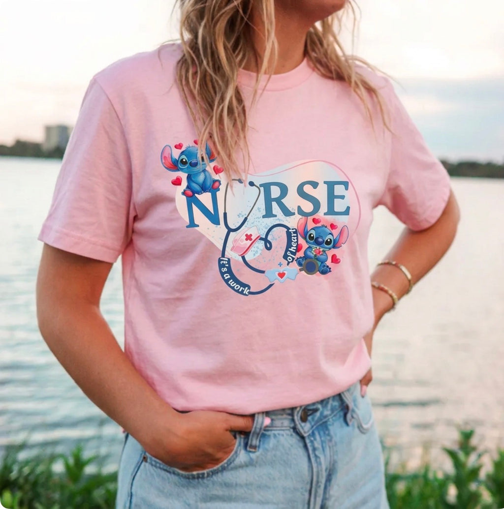 Stitch Nurse Tee Shirts