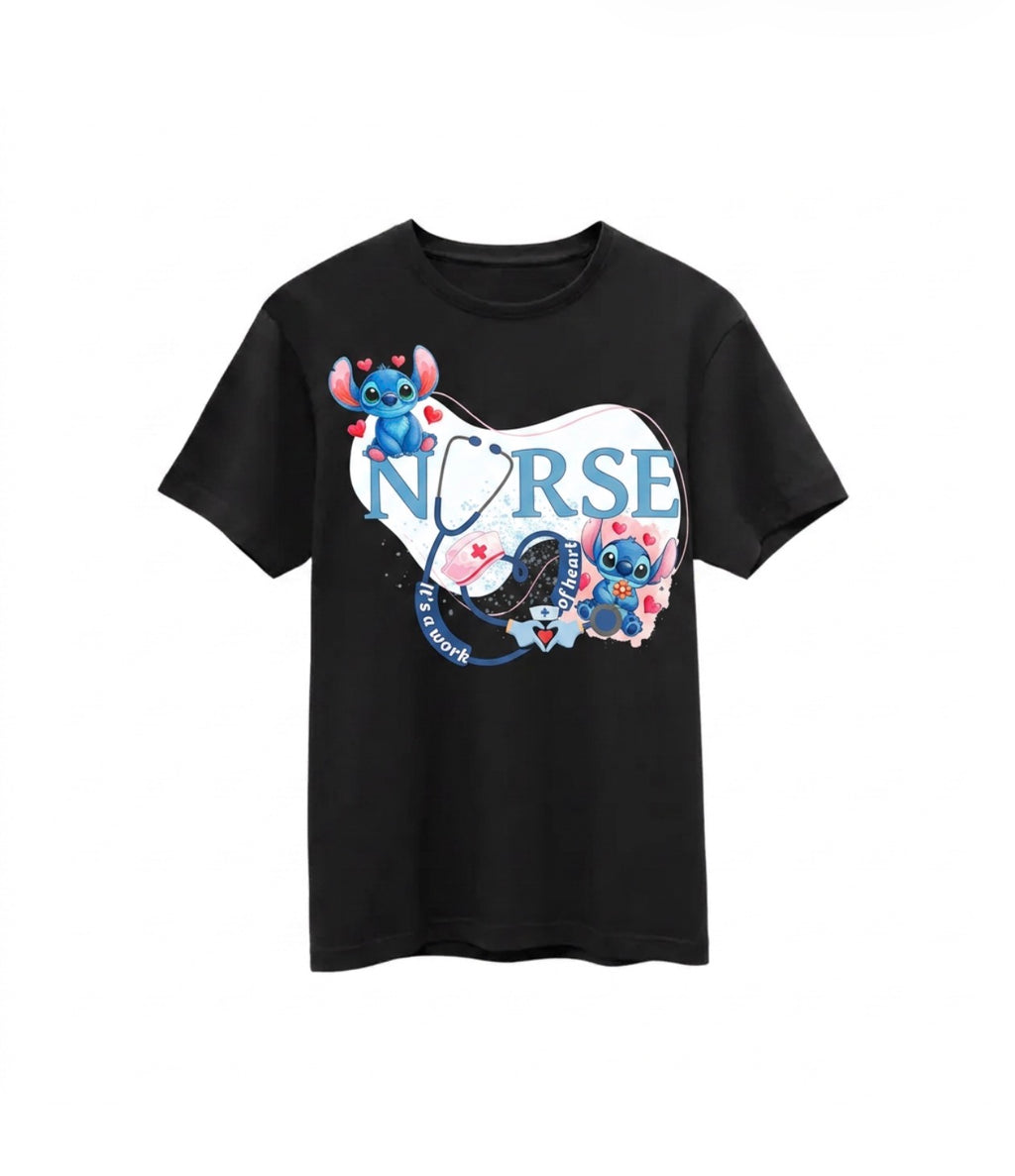 Stitch Nurse Tee Shirts