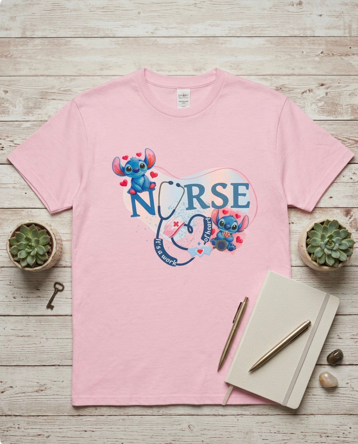 Stitch Nurse Tee Shirts