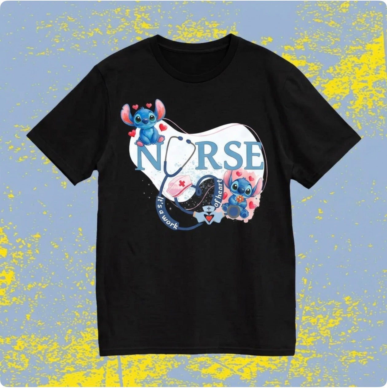 Stitch Nurse Tee Shirts