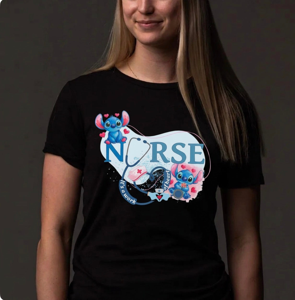 Stitch Nurse Tee Shirts