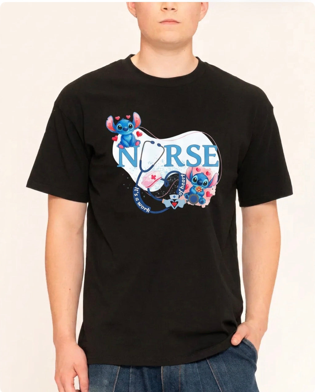 Stitch Nurse Tee Shirts
