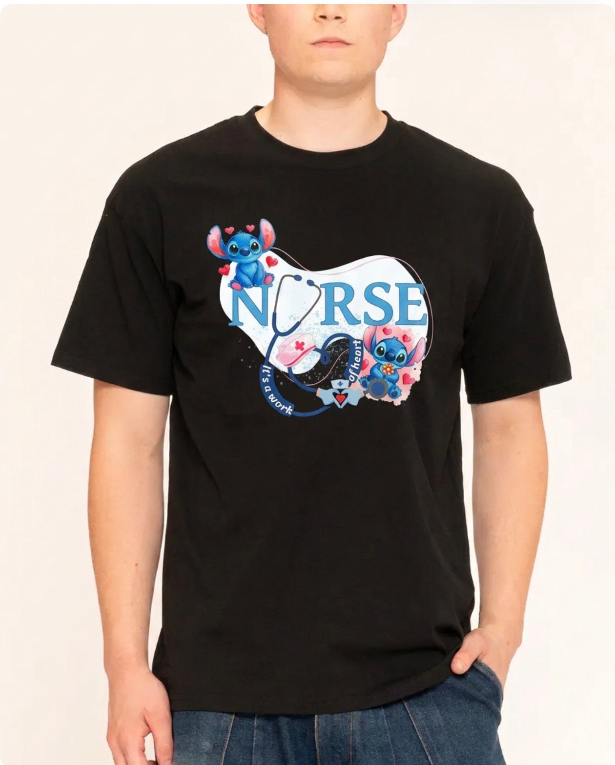 Stitch Nurse Tee Shirts